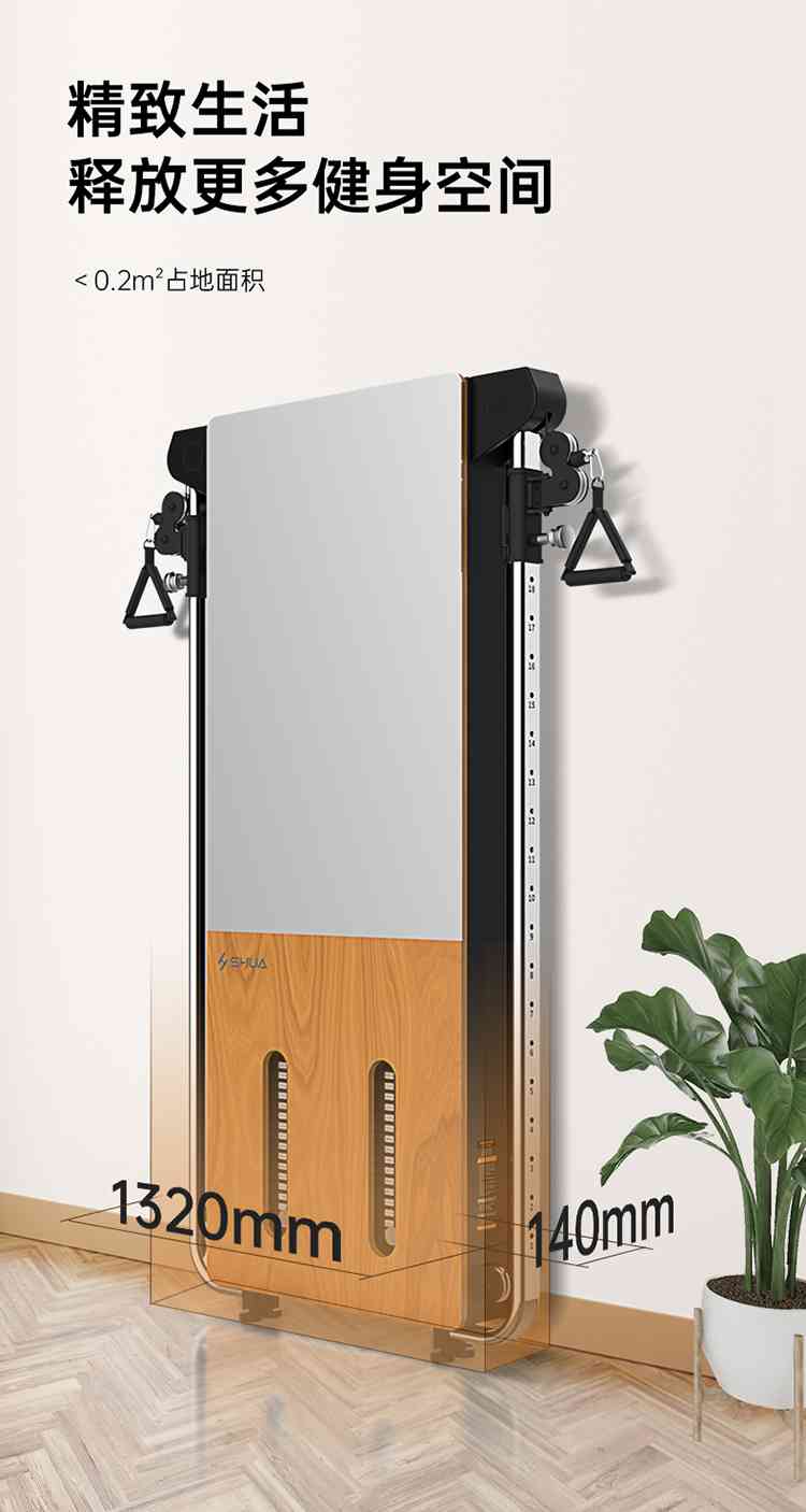 SH-G699 壁挂式拉绳训练器-广西YABO.COM体育健身器材有限公司